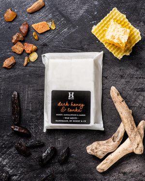 Dark Honey & Tonka Wax Melts Henry and Co fragrance