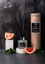 Fresh Grapefruit Reed Diffuser Henry and Co fragrance
