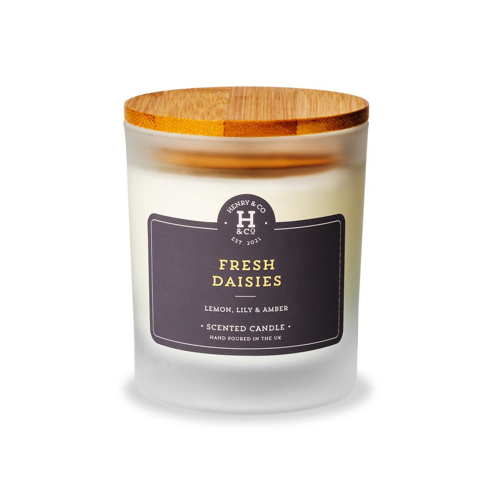 Copy of Pear & White Freesia Scented Candle Henry and Co fragrance
