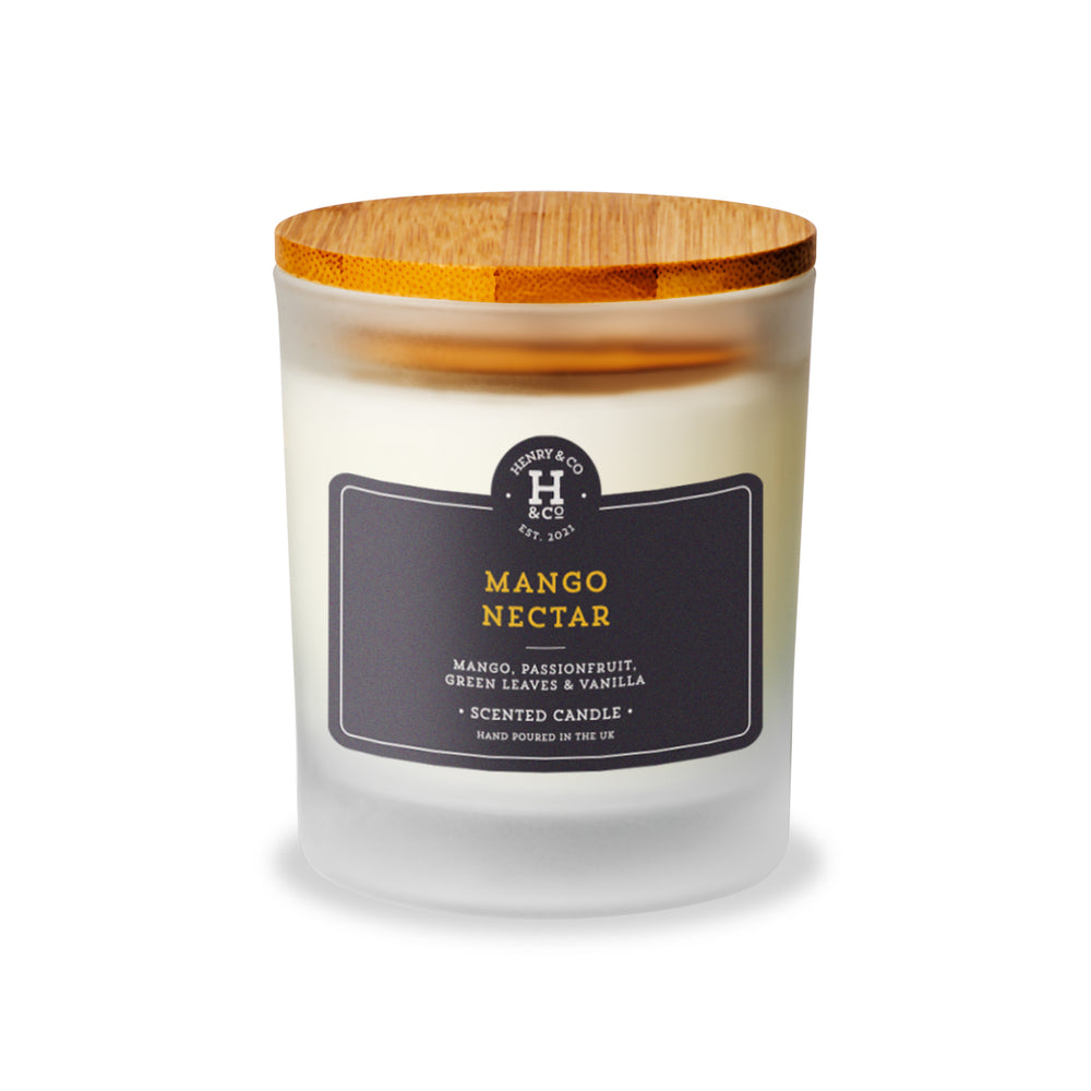 Mango Nectar Scented Candle Henry and Co fragrance