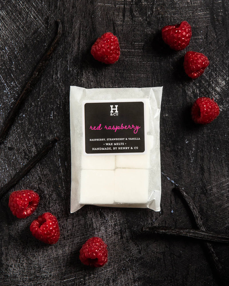 Red Raspberry Wax Melts Henry and Co fragrance