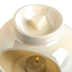 
            
                Load image into Gallery viewer, Ceramic Oval Lustre Melt Warmer Henry and Co fragrance
            
        