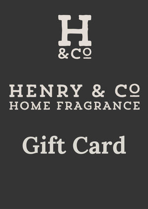 Henry & Co Home Fragrance Digital Gift Card Henry and Co fragrance
