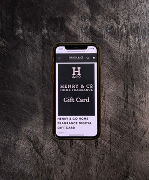 Henry & Co Home Fragrance Digital Gift Card Henry and Co fragrance