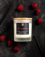 Red Raspberry Scented Candle Henry and Co fragrance