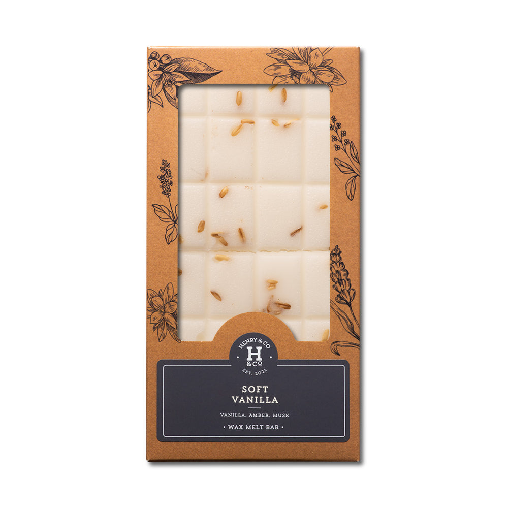 
            
                Load image into Gallery viewer, Soft Vanilla Wax Melt Bar Henry and Co fragrance
            
        