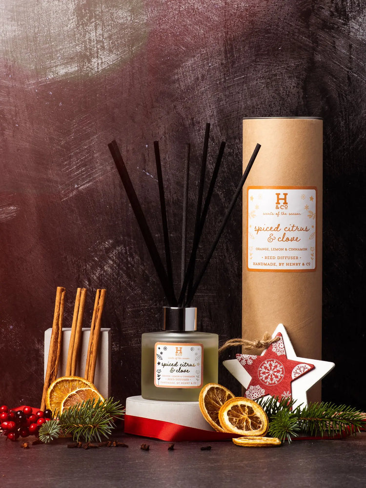 Spiced Citrus & Clove Reed Diffuser Henry and Co fragrance