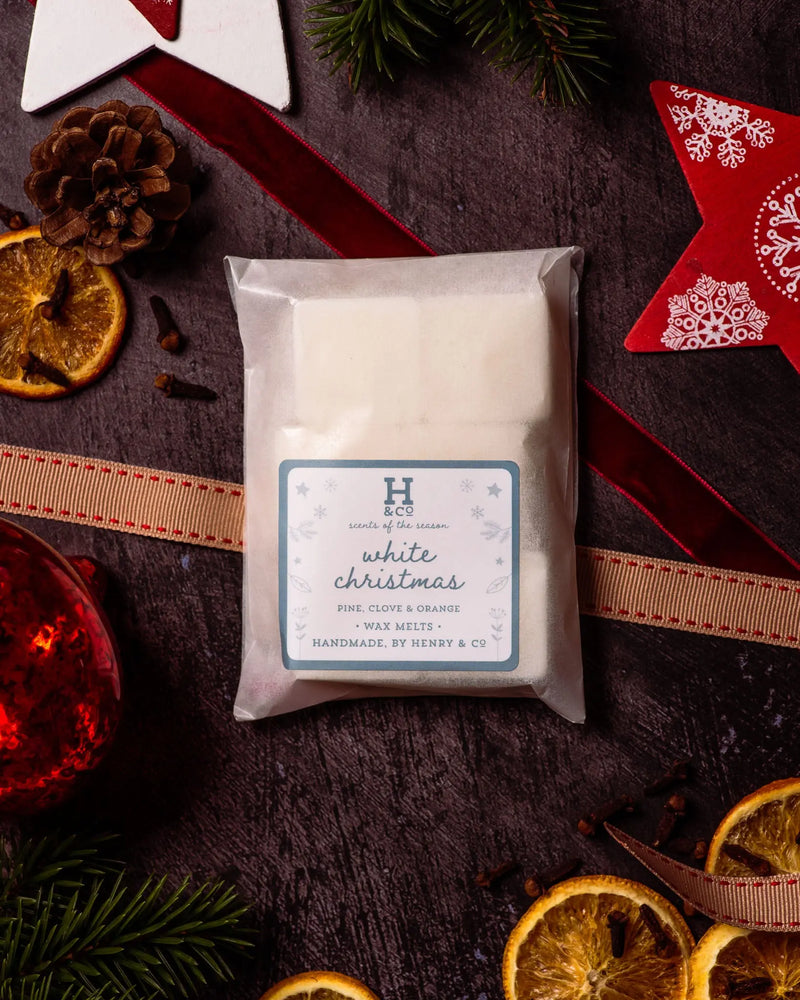 White Christmas Wax Melts Henry and Co fragrance