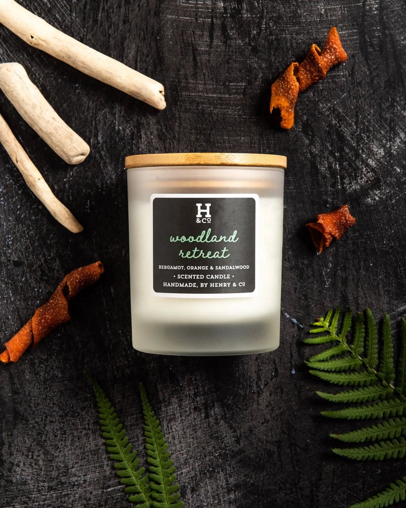 Woodland Retreat Scented Candle Henry and Co fragrance
