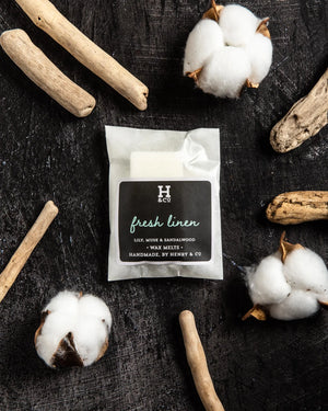 Fresh Linen Wax Melts Henry and Co fragrance