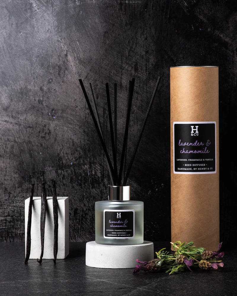 Lavender & Chamomile Reed Diffuser Henry and Co fragrance