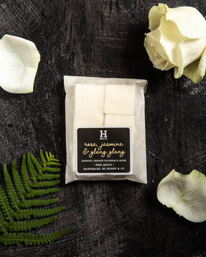 Rose, Jasmine & Ylang Ylang Wax Melts Henry and Co fragrance